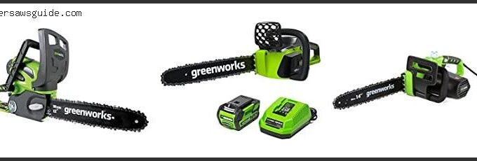Buying Guide for Greenworks Chainsaw Review